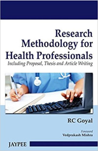 Image of Research Methodology for Health professionals