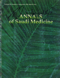 Image of Annals of Saudi Medicine