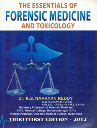 Image of The Essentials Of Forensic Medicine And Toxicology