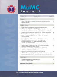 Image of Mugda Medical College Journal