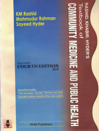 Image of Rashid,Kabir,Hyder's Textbook Of Community Medicine And Public Health