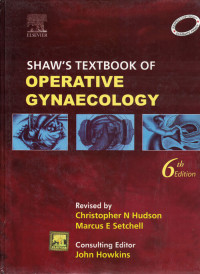 Image of Shaw's Textbook of Operative Gynecology